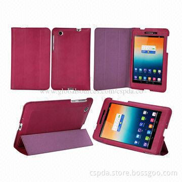 PU Leather Stand Ultra-slim Tablet PC Cases for Lenovo Idea Tab S5000 with Built-in Flip Stand